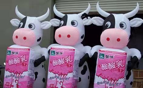 板桥镇牛奶包装广告气模